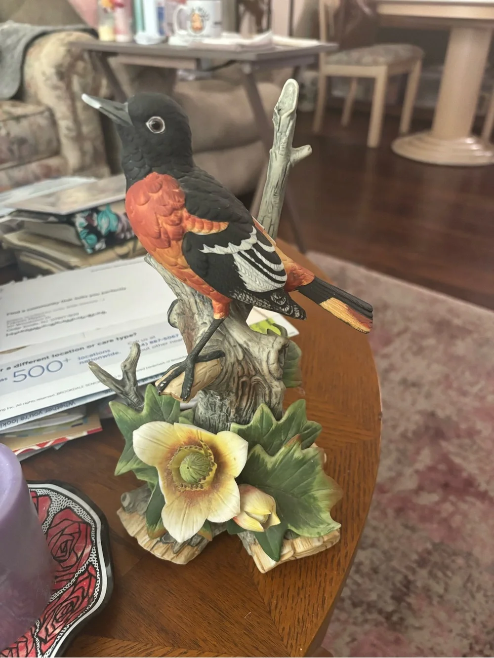 Vintage Andrea by Sadek Baltimore Oriole Figurine,